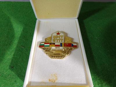 Dobový vojenský odznak - Štít 1972.