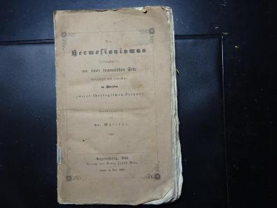 HERMETISMUS 1845  ( zajímavá stará brož, viz foto vše )