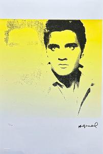 Andy Warhol - "ELVIS" - CERTIFIKÁCIA, SIGNOVANÉ, 37/100, LEO CASTELLI