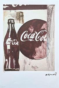 ANDY WARHOL - "COCA-COLA" - CERTIFIKACE, SIGNOVÁNO, 81/100, CASTELLI