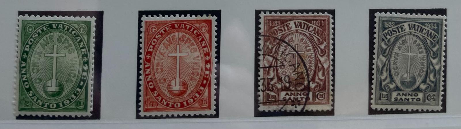 Vatikán 1933 Mi.17-20 kompletnej série - Známky
