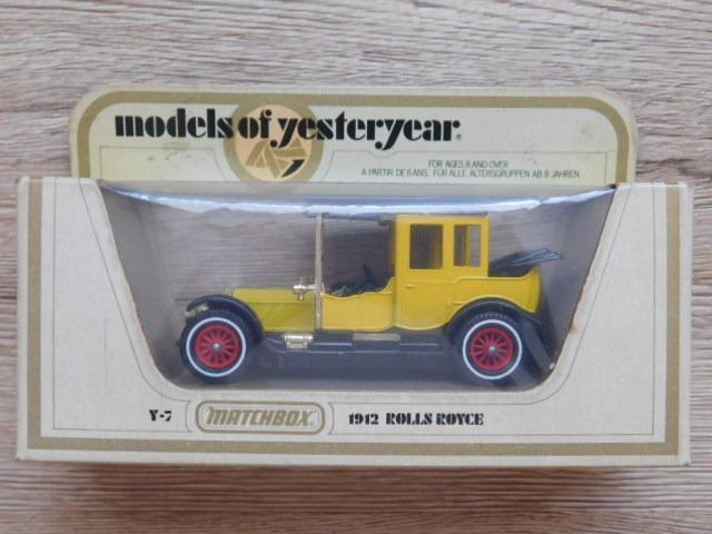 Auto - 1:48 - Matchbox - 1912 Rolls Royce - Modely of Yesteryear (Y-7) - Angličáky (1:64 a menšie)