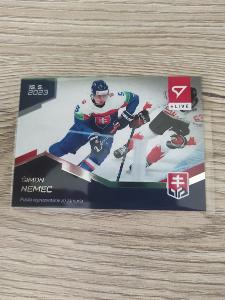 Šimon Nemec Slovensko 2023 MS Sportzoo hokejová kartička limit /134