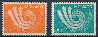 Monako 1973 Evropa CEPT Mi# 1073-74 5€ 