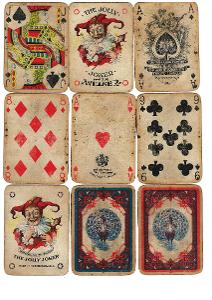 Staré a používané hrací karty WILLNER - kompletní