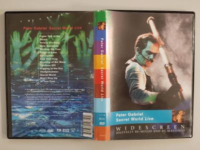 2 x dvd Peter Gabriel - Secret world live + Growing up live.