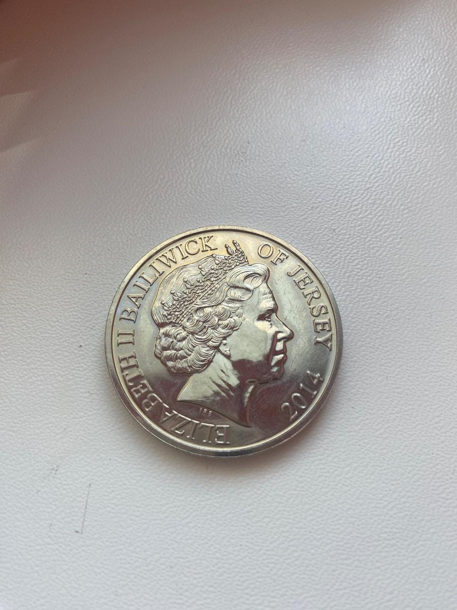 Mince 5 Pound 2014 Bailiwick of Jersey - Numizmatika