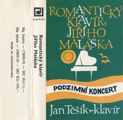 MC kazeta Jiří Malásek – Romantický Klavír - Podzimní Koncert (1974)