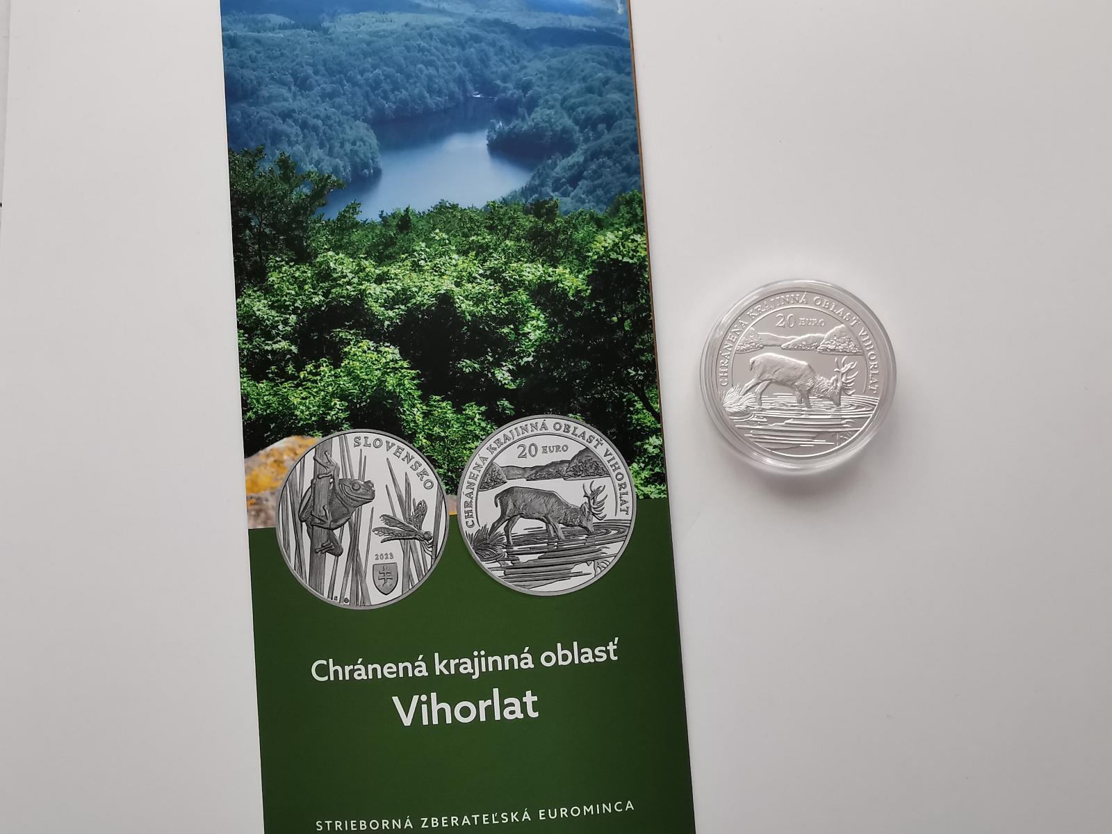 20€/2023 BU - Chránená krajinná oblasť Vihorlat - Numizmatika