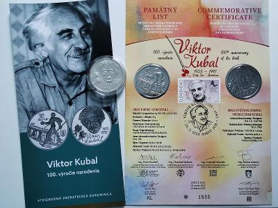10€/2023 BU + PL - Viktor Kubal - 100. výročie narodenia