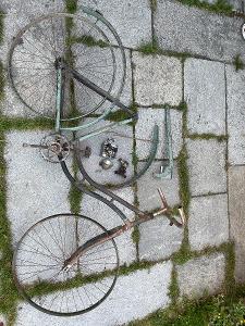 Historický dámsky bicykel značky ESKA