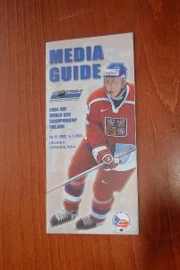 Media Guide MS V hokeji 20 Finsko 2004 Popperle Olesz Hudler Klepiš