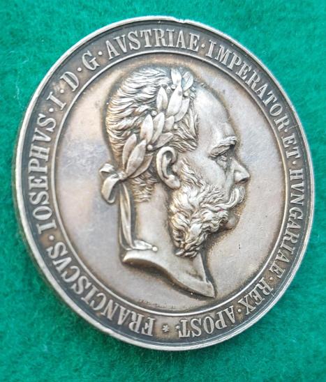 Medaile Franz Joseph, velka Ag - Numismatika