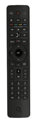 Bluetooth dálkový ovladač k O2 TV Set-top boxu
