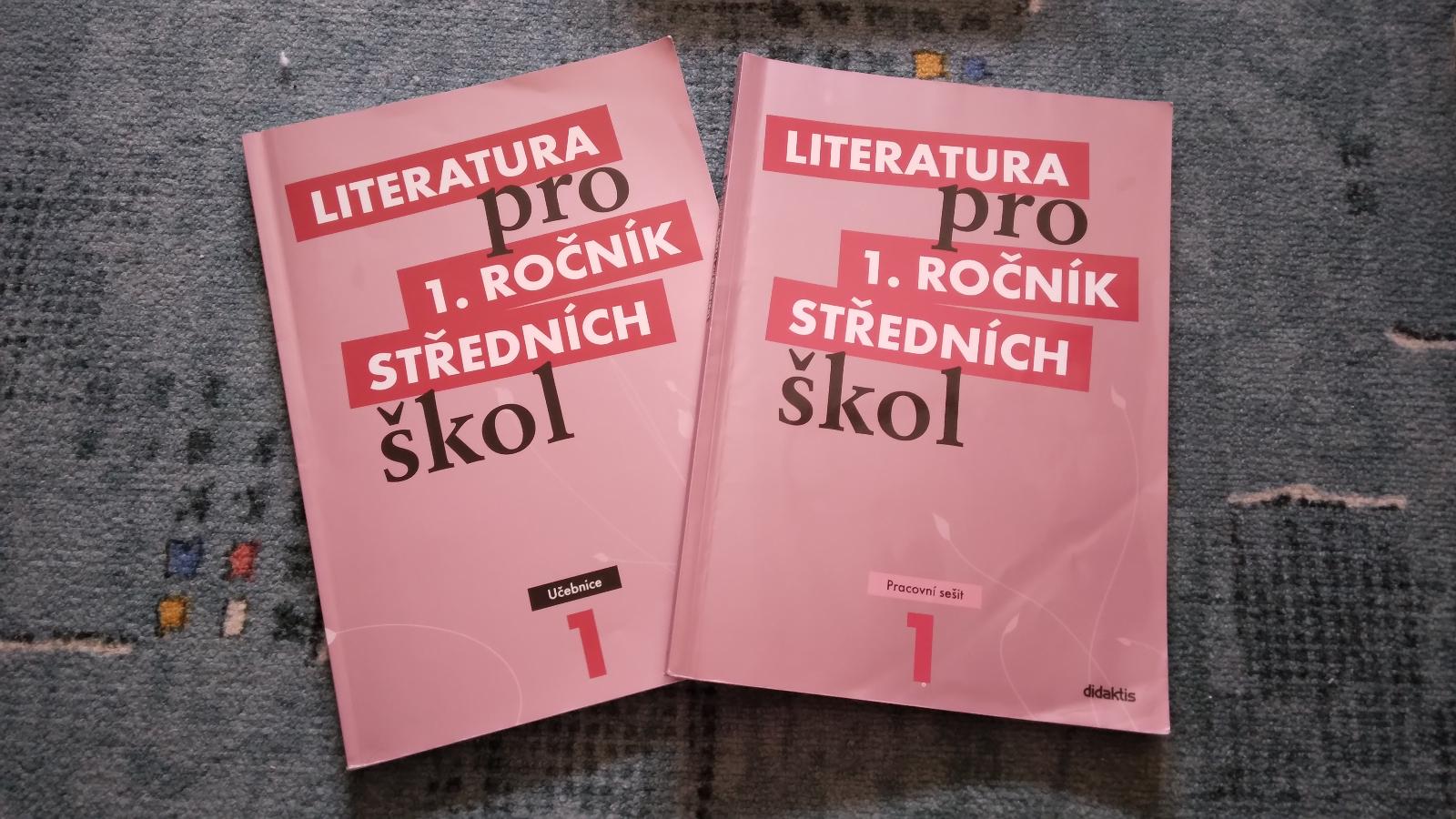Učebnica a pracovný zošit Literatúra pre 1. ročník stredných škôl. - Knihy a časopisy