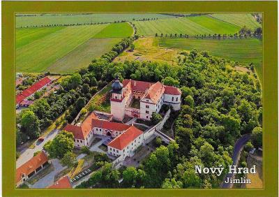 Nový hrad u Jimlína  - letecký pohled 