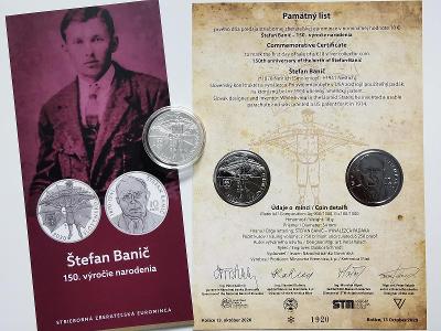 10€/2020 BU +PL - Štefan Banič - 150. výročie narodenia