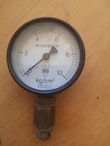 (018) Manometer 0-10 atm kp/cm2 priemer 60mm