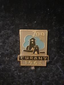 Odznak TURANY 700 LET - HERALDIKA - MÍSTOPIS SLOVENSKO