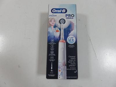 Nový elektrický zubní kartáček Oral-B Pro 6+ Junior ledové království 