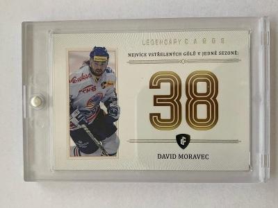 David Moravec Vítkovice Rekordy Update Legendary Cards ZČ Platinum /3