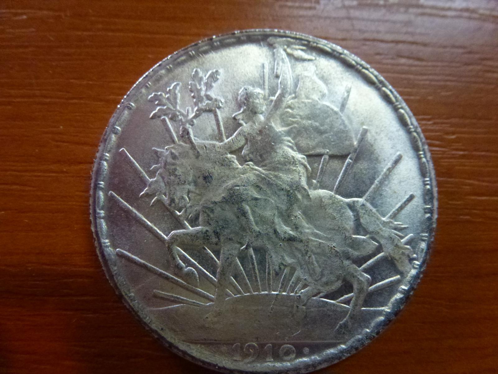 Mexiko peso 1910 - Numismatika