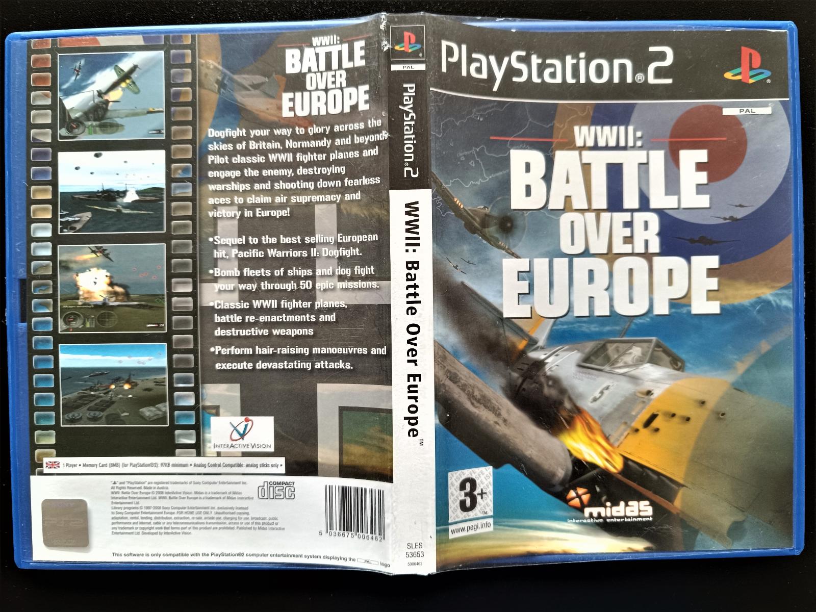 Hra WWII: Battle Over Europe pre Playstation 2, PS2, PAL - Hry