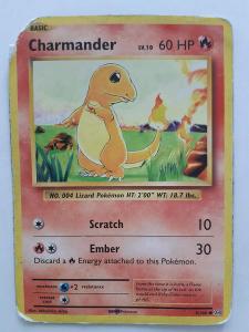 Pokémon Charmander, lv. 10, 9/108, 2016