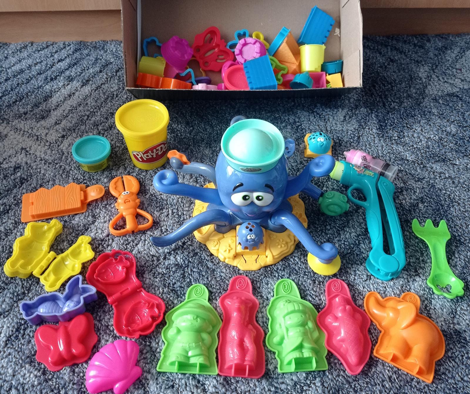 Play-doh Dohvinci modelína modelovanie sada konvolut formy chobotnice - Hračky