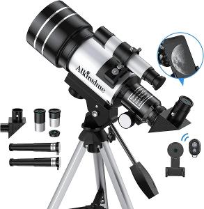 Teleskop pre deti a dospelých Alkinshue 70mm apertúrne refraktorové|151|