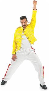 Karnevalový kostým -Freddie Mercury - kalhoty + bunda - vel. M.