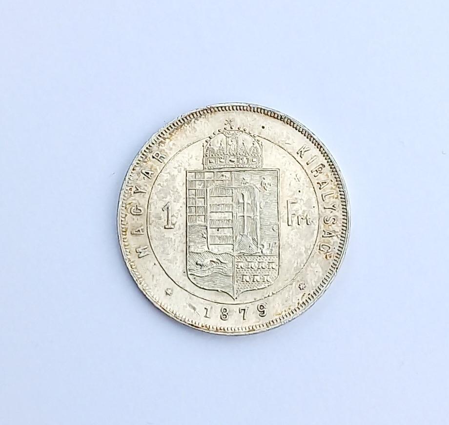 Rakúsko uhorsko Zlatník Forint 1879 K.B. Krásny - Numizmatika