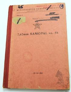 Předpis 7,62mm SAMOPAL vz. 58 Děl-21-5 - originál 