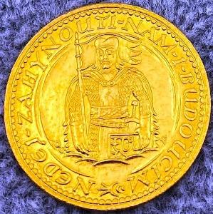 Zlatý Dukát Sv. Václava 1925 - nádherný sbírkový stav