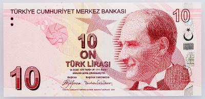 (B-1181) Turecko, 10 LIra 2009, UNC