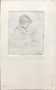 Helena Emingerová / pseudonym A. Holanová (1858–1943) – Kreslící dítě