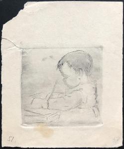 Helena Emingerová / pseudonym A. Holanová (1858–1943) – Kreslící děcko