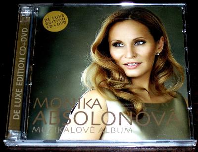 CD + DVD Monika ABSOLONOVÁ : Muzikálové album, DE LUXE ED., TOP STAV