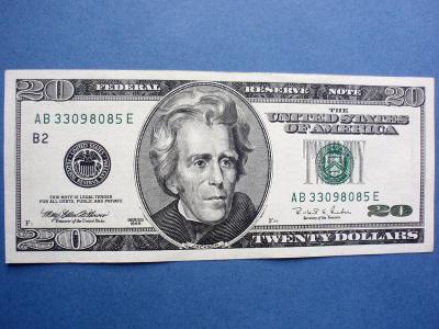 USA 20 DOLLARS 1996 - B 2 - NEW YORK - NEW YORK - VZÁCNÁ - KRÁSNÁ 