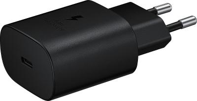 Samsung adaptér s rychlonabíjením 25W černý (USB-C) + Baseus kabel 1m