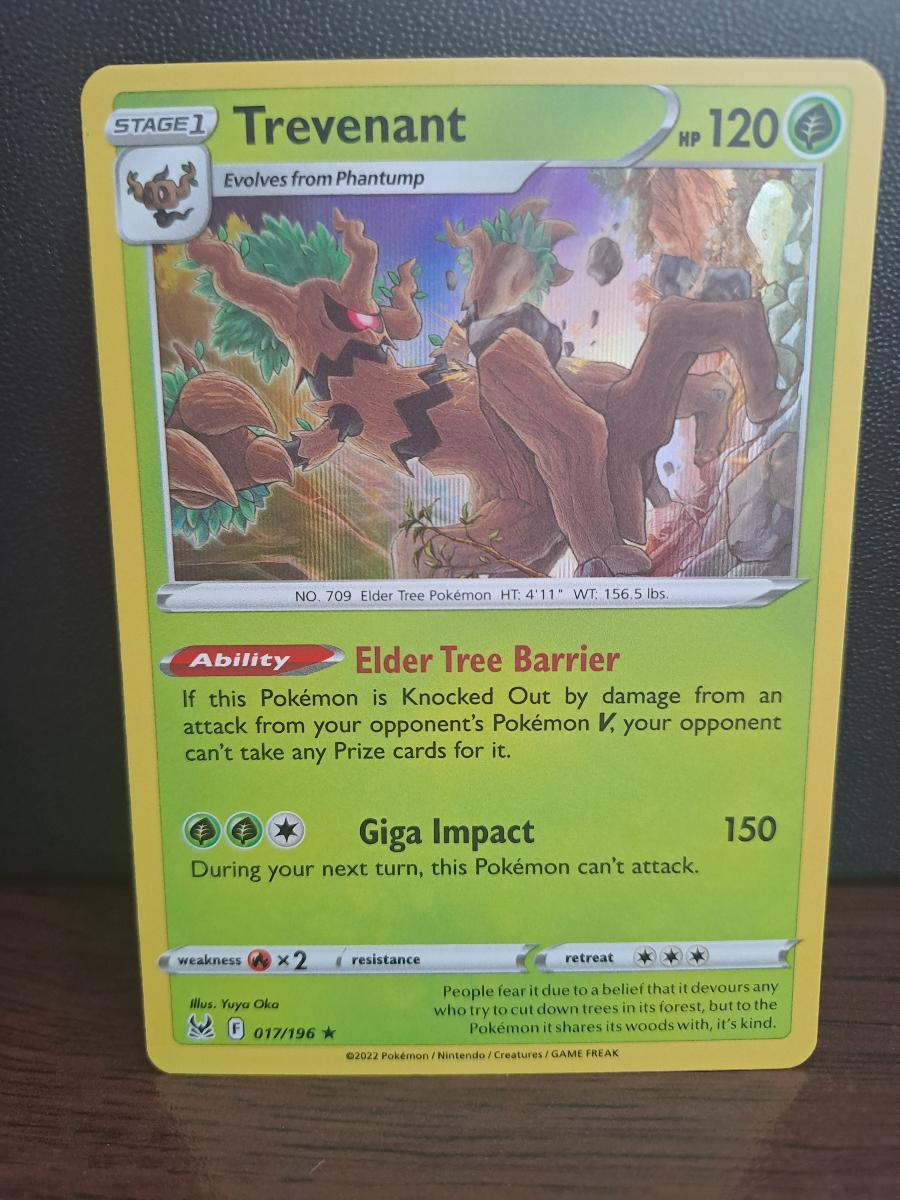 Pokémon Holo karta Trevenant 17/196 LOST - Zábava