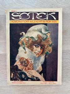 Šotek, humoristicky kalendar na r.1924