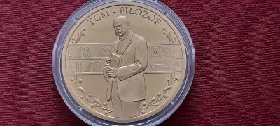 medaile TGM - Filozof z kolekce Život T. G. Masaryka