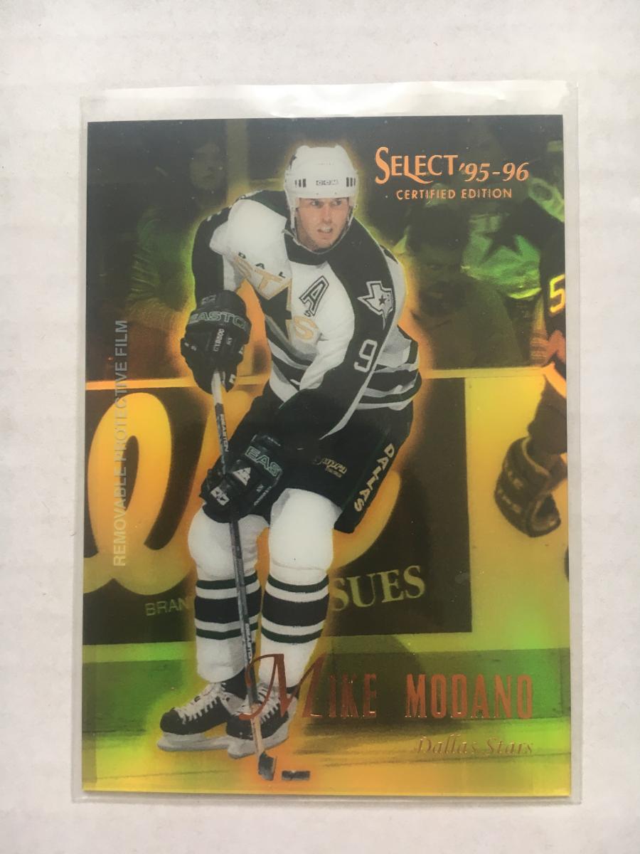 Mike Modano - 1995-96 Select Certified Edition - Mirror Gold - Hokejové karty