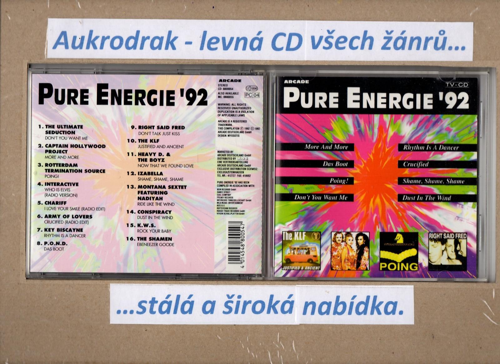 CD/Pure Energie ´92 - Hudba