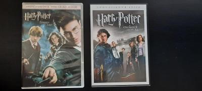 DVD Harry Potter a Fénixův řád a Ohnivý pohár - dvojdiskové edice