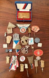 Sokolské odznaky (malá sbírka)