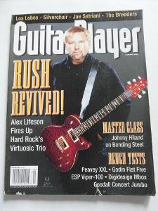 ČASOPIS- GUITAR PLAYER - AUGUST 2002. RUSH REVIVED! ALEX LIFESON.