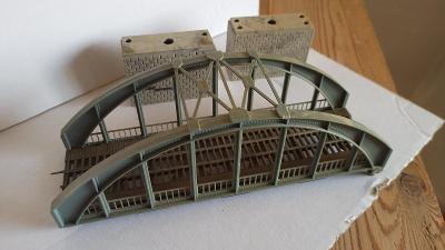 Mostní konstrukce - příslušenství k modelové železnici TT