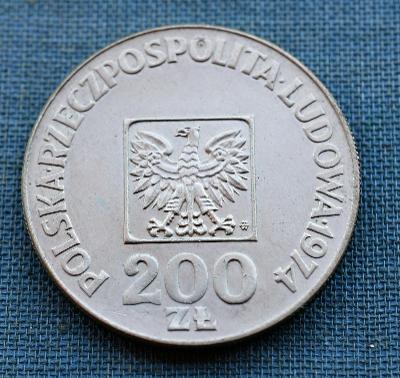 Polsko - 200 zlotych 1974 25th Anniversary of Comecon